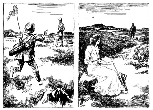 Illustrations by V. Setoft for The Hound of the Baskervilles, Copenhagen: Forlaget Nyttebøger, 1945.