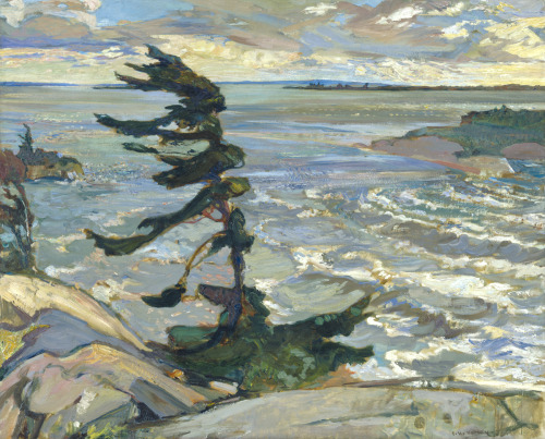 George Varley, Stormy Weather, Georgian Bay, 1921