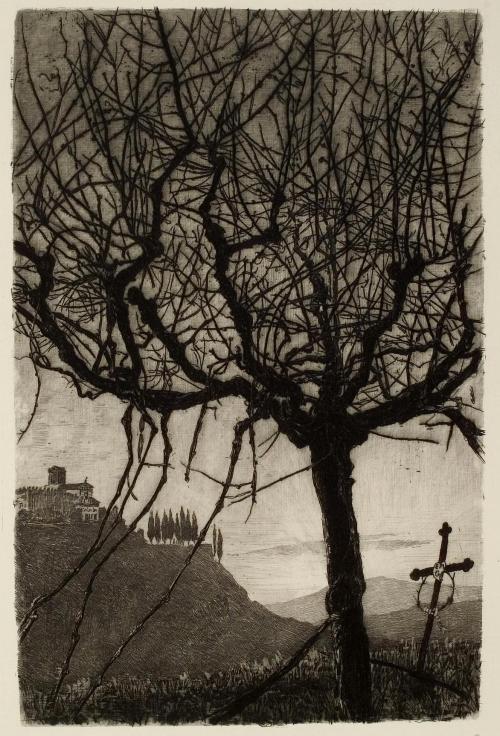 vertigo1871: Ernst Moritz Geyger, Blick auf San Miniato, 1890