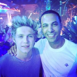 direct-news:  marvinhumes: Very special night with this guy! Happy 21st Birthday @NiallHoran we tore the place up! Boom!!! 