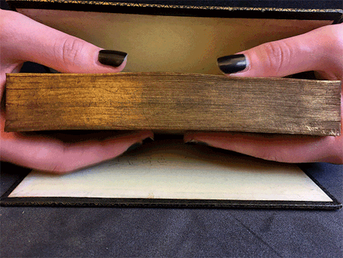 vplspecialcollections: nyhistory: Hidden, or disappearing, fore-edge painting is a technique that da