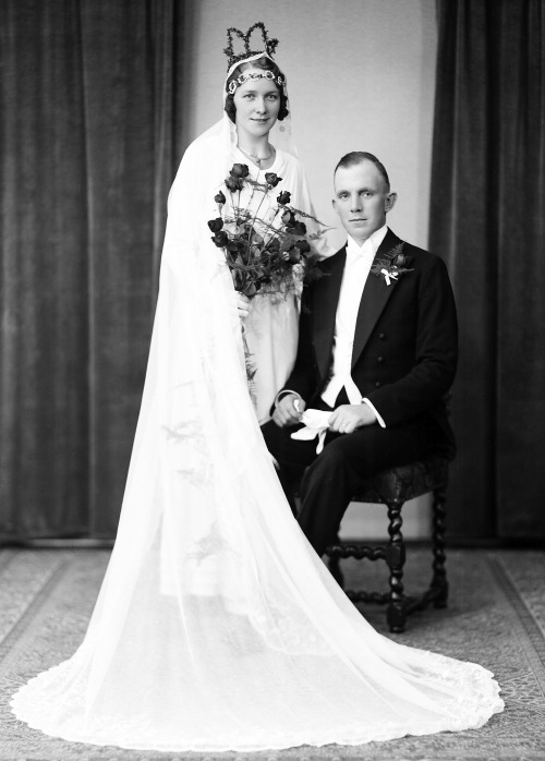 Mrs and Mr Jönsson, 1933, Sweden.