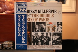 monsteriousbeat:  Dizzy Gillespie &amp; The Double Six Of Paris - Dizzy Gillespie &amp; The Double Six Of Paris    LP 33rpm Japanese orig. 1963 Phillips, this release is unclear, maybe as late as 1980’s Discogs Stunning performances and arrangements!