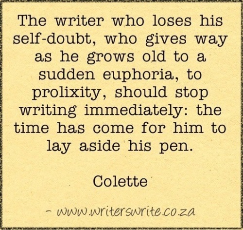 amandaonwriting:
“Writing Quote - Colette
”