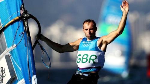 Nick Dempsey wins silver in windsurfing