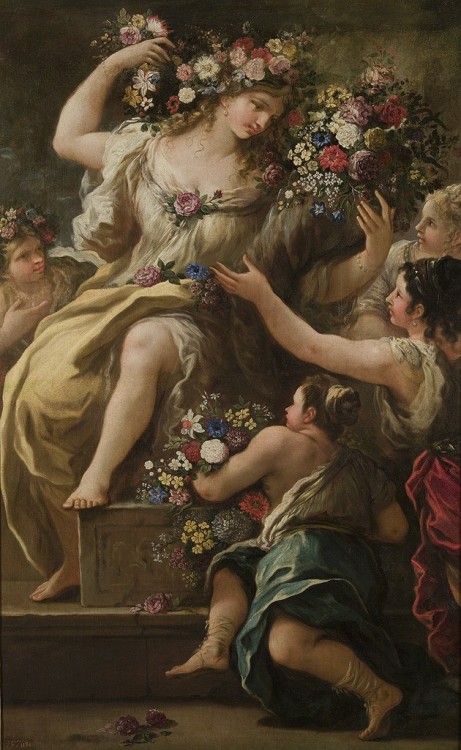 Goddess Flora, Luca Giordano. &ldquo;You start in April and cross to the time of MayOne has you as i