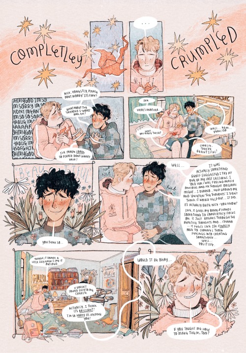 heartstoppercomic: Guest Comic: Paper KissesThis Heartstopper guest comic was created by Emily Thoma