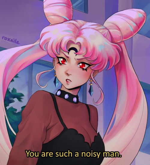 was gonna draw usagi but pink hair is my weakness 