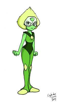 captaintaco2345:Everyone’s favourite smol Dorito, Peridot. The new Steven Universe episode looks pretty great just from the previews, but I guess only time will tell.  Just reblogging some of my overlooked stuff. 