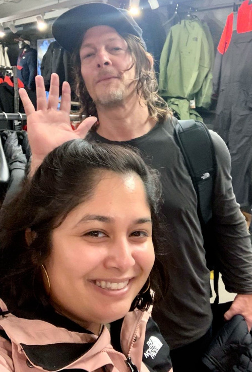 thekindergartenmommy || Backstory: @luisesanchez86​ and I have bumped into Norman Reedus a few times