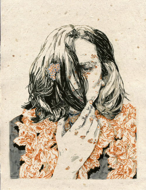nvm-illustration:  ‘Heavy’ That heavy black. 