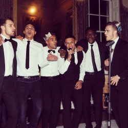 simply0beautiful:  Boy band bits from the Christmas party!!
