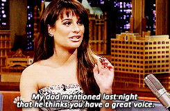 fallontonight:  Lea Michele and Jimmy break down how he made his new album Louder!