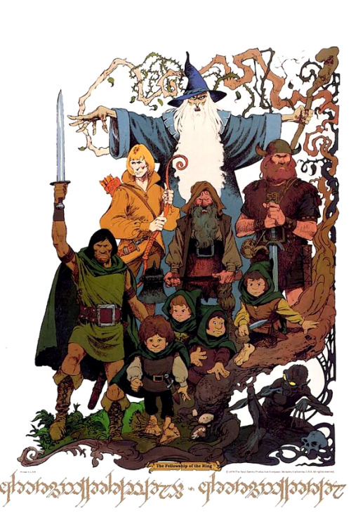 Concept art by Mike Ploog, for Ralph Bakshi’s WIZARDS and LORD OF THE RINGS films. Bakshi&rsqu