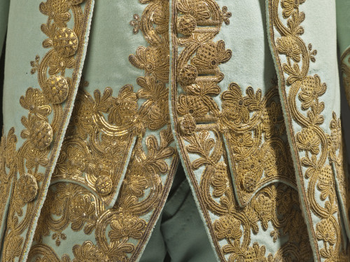 lookingbackatfashionhistory:• Three-piece Court Suit.Place of origin: FranceDate: ca. 1760