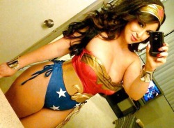 Hey hubby, it’s your Wonder Woman.