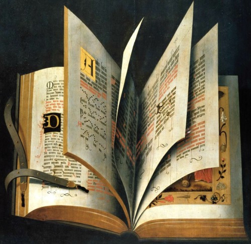 v-ersacrum:German school, An Open book, early 16th century