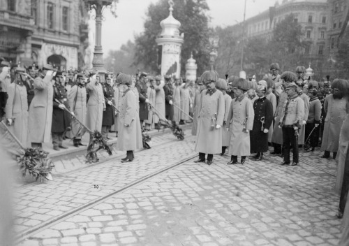 100th Anniversary Celebration On The Occasion Of The Battle Of The Nations Near Leipzig On Vienna's Schwarzenbergplatz