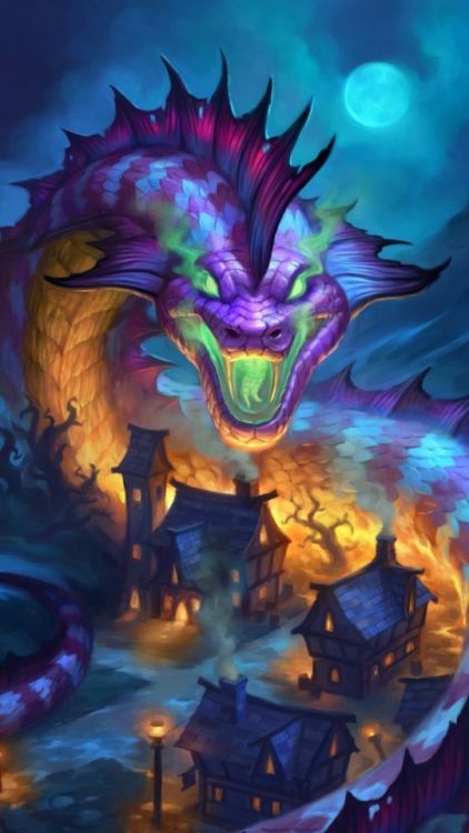 Dragon, hearthstone: the witchwood, card game, 720x1280 wallpaper @wallpapersmug : ift.tt/2F