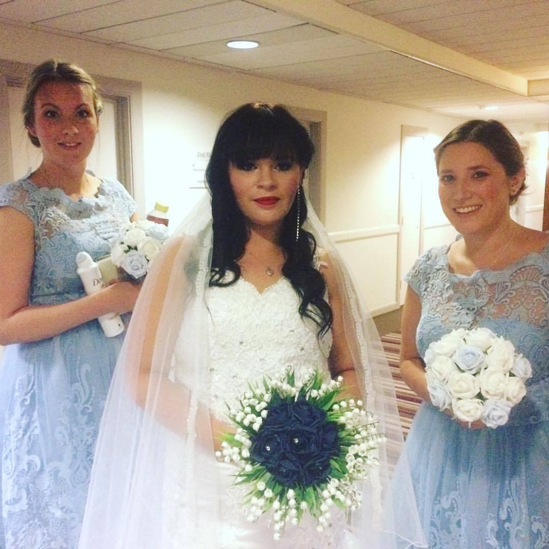 The glam #bride and #bridesmaids from today ❤️#myweddings