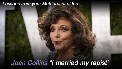 lavenderpoetrycafe:  ACTRESS Joan Collins has revealed she was raped as a teenager, alleging her ex-