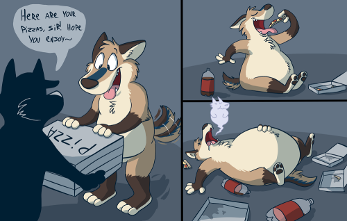 bifurpawz:  johnny-and-stuff-deactivated201: Gimme Pizza!  - by Rizzja  ddaaww 