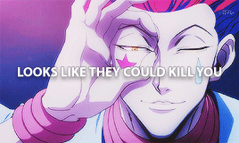 hajimeiwaizvmi:      hunter x hunter + cinnamon roll meme 
