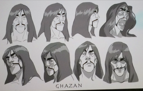 benditlikekorra:P’li, Ming-Hua, and Ghazan Concept Art