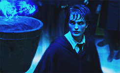 rosereturns:  harry potter meme: three colors → blue/cyan (1/3) 