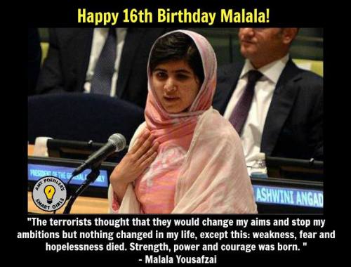 I am a decade and a few years older than Malala but she inspires me! I want to be a better woman to our world.