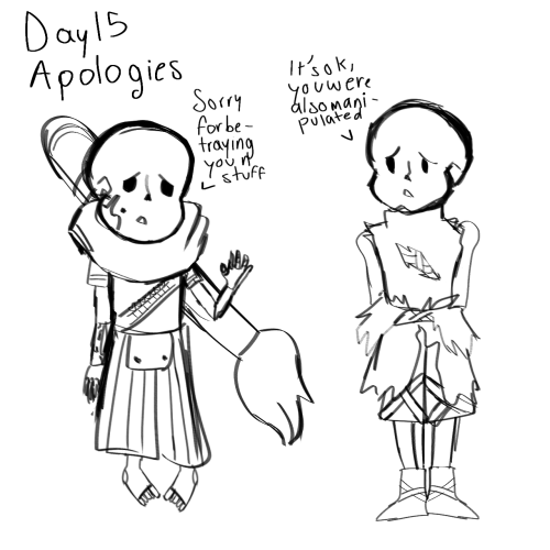 Day 15 Apologies