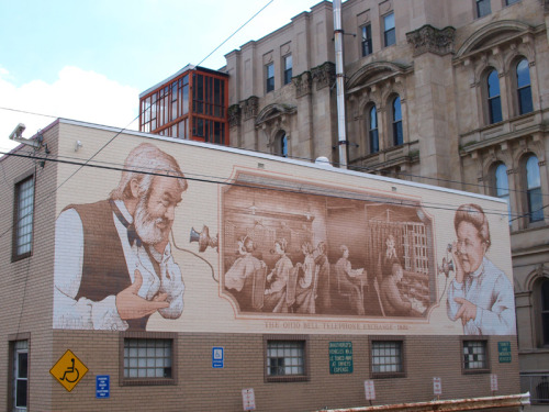 LITTLE CHICAGO: THE CITY OF MURALS - Steubenville, OhioBy day the city is often overhung with clouds