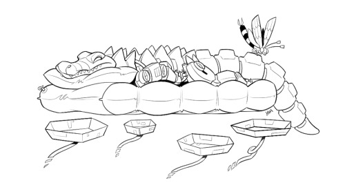 I did a little Gatoraider chilling on a float for one Transmasters UK’s zines. Mostly because 