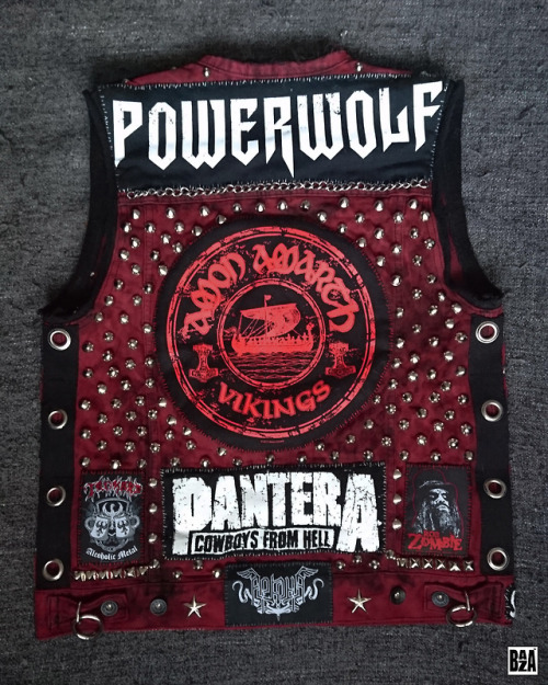 Red Battle Jacket, work in progress