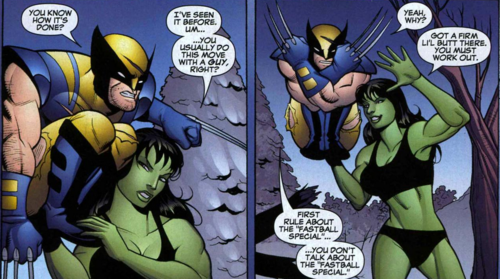 thetruebarryallen:   couchnap:  reyesrobbies:    I can’t get over how much I love that there’s just a universally agreed upon strategy among the X-men that is just “throw wolverine at the thing”     