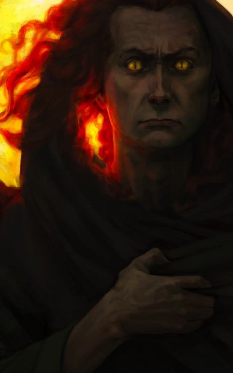 mia-ugly: may-fire-yana: Golgotha Crowley is beautiful and I had to paint her I just shouted.