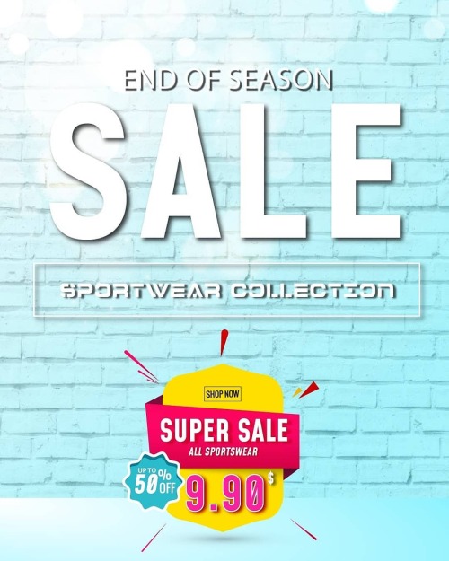 Super season sale on R2LFashion.Com All sportswear - $9.90 https://www.r2lfashion.com/collections 