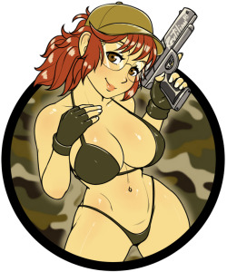 cyanknight20-art:  “Fiolina” Best Metal Slug girl.   “Support me on Patreon.”“My Redbubble Shop”   