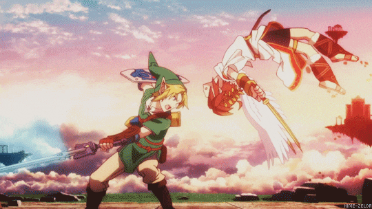 hime-zelda:Pit vs. Link ♥