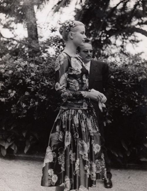 Grace Kelly and Prince Rainier meeting for the first time, 1955 Edward Quinn, 1955