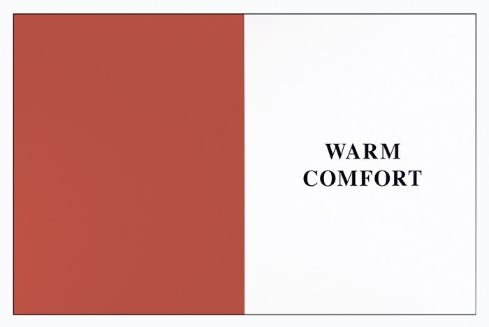 greatwhiteheat:  John Baldessari, Prima Facie (Fifth State): Warm Comfort, 2006,