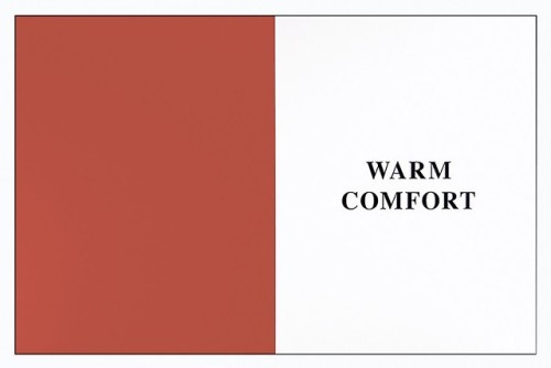 5uho:greatwhiteheat:John Baldessari, Prima Facie (Fifth State): Warm Comfort, 2006, Giclee Print on 