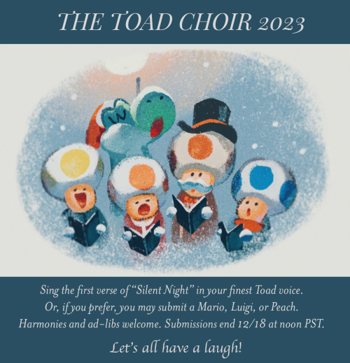 Do You Want To Be In My CHOIR OF TOADS???