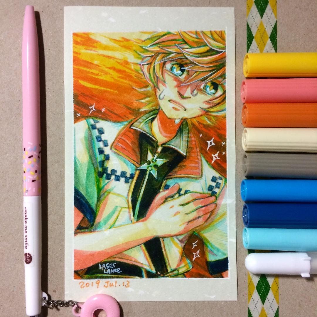laser-lance:  80% of my recent doodles are Sora and Vanitas.