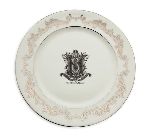 disneyshopping:  The Haunted Mansion Dinnerware Collection  Eat up ghoulish memories of your favorite attraction when your meals are served in this Haunted Mansion dinner set. Elegantly crafted in porcelain, the dishes feature Master Gracey’s monogramed