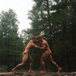 homoeroticusrex:More totally NOT gay naked