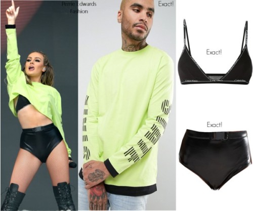 BBC Big Weekend | 28/05/2017 by perrieanddaniellestyle featuring mens tall shirtsCalvin Klein bralet