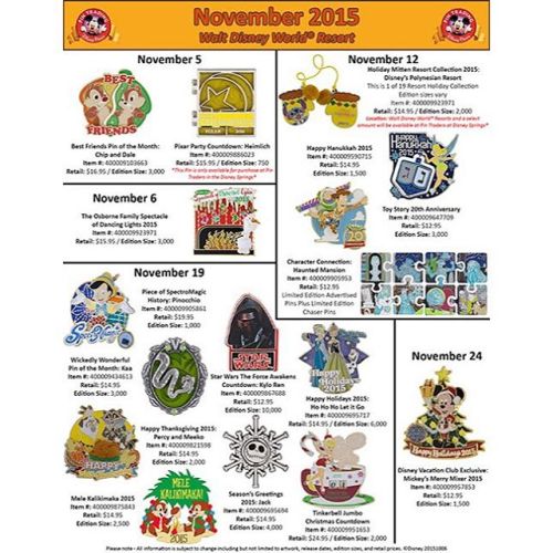 Here is a look at the November pin releases for Walt Disney World! #disneypin #disneypins #pintrader