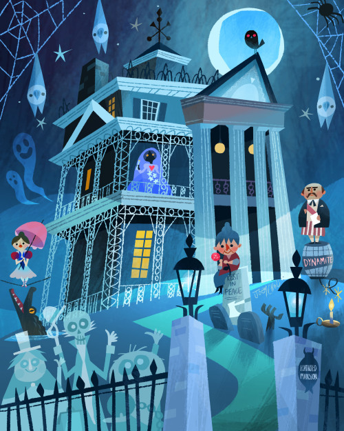 kitty-committee:I’m kind of obsessed with these Joey Chou (@joeyart) Disney attraction prints right 