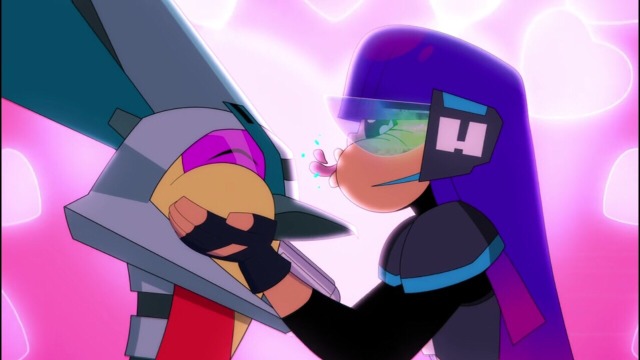 wallpapers Glitch Techs Miko X Five Kiss tumblr